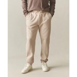 NWOT American Giant Men's Classic Sweatpant Jogger Cobblestone Tan Size Medium